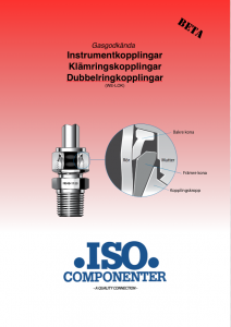 Omslag till katalogen Instrumentkopplingar